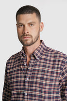 CAMISA ALGODÃO REGULAR FIT AZUL AO QUADRADO MR. BLUE