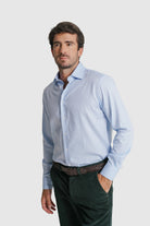 CAMISA OXFORD CLASSIC FIT AZUL LISA MR. BLUE