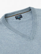 PULLOVER CAXEMIRA REGULAR FIT AZUL LISO MR. BLUE