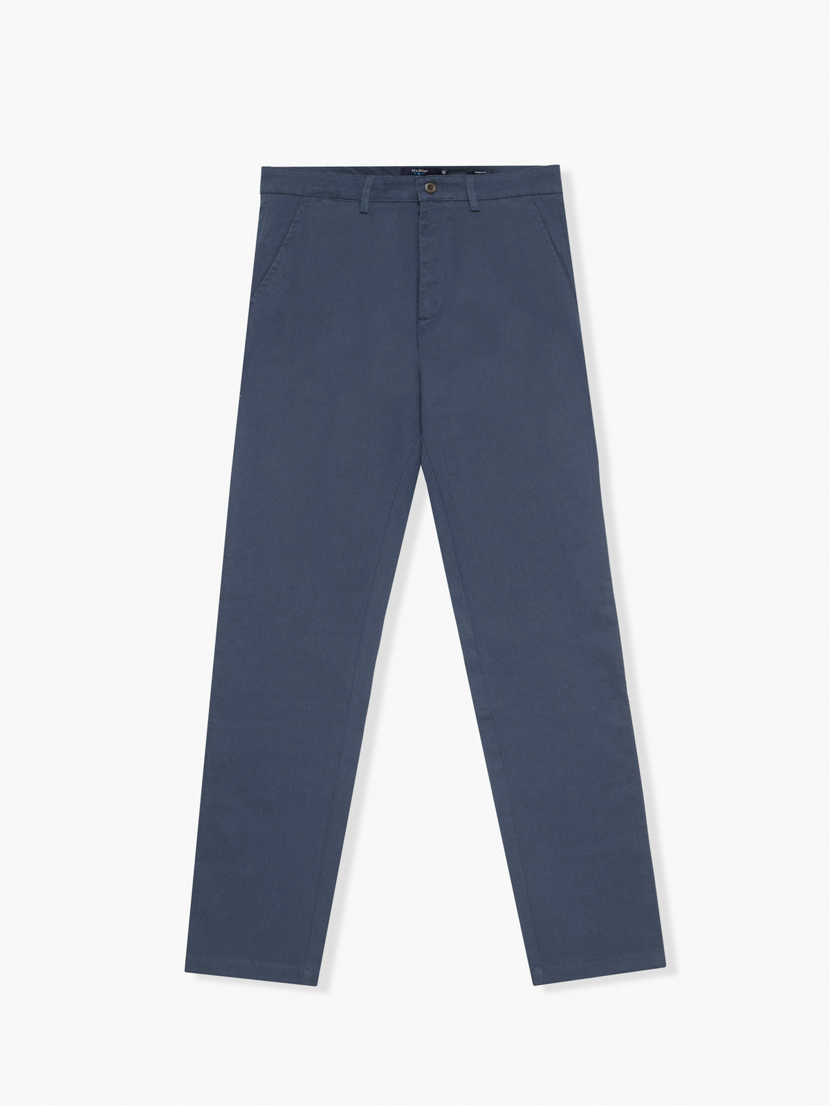 CALÇAS ALGODÃO REGULAR FIT AZUIS LISAS MR. BLUE