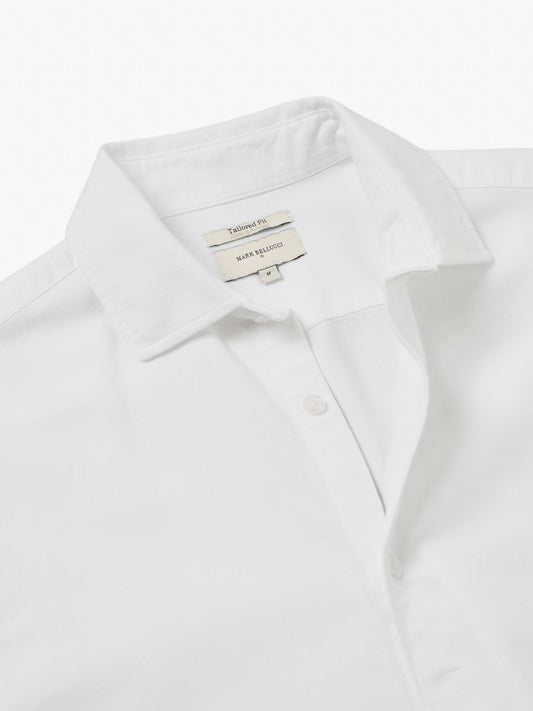 CAMISA PIQUET TAILORED FIT BRANCA LISA MARK BELLUCCI