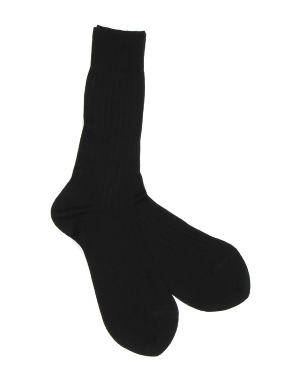 100% Cotton Socks Black