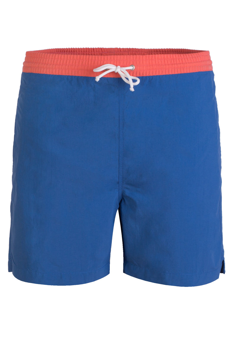Classic smooth swim shorts waistband detail