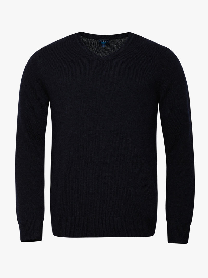 Pullover Lã Grosso Azul Mr. Blue