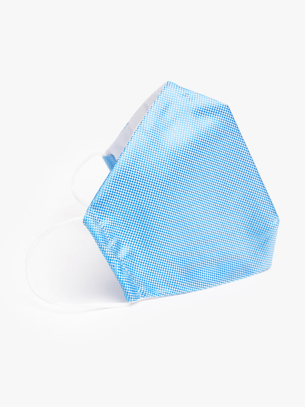 Blue Biodegradable Cotton Mask