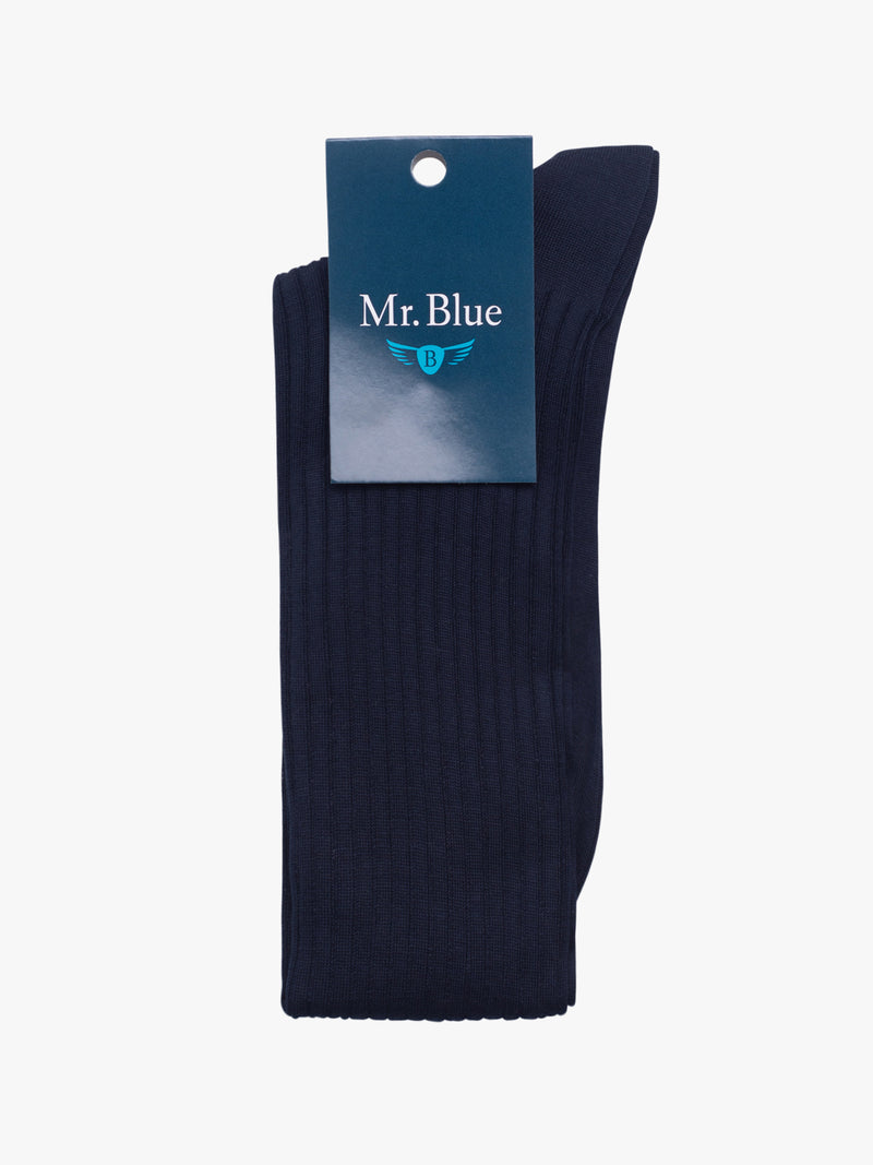 100% Cotton blue socks