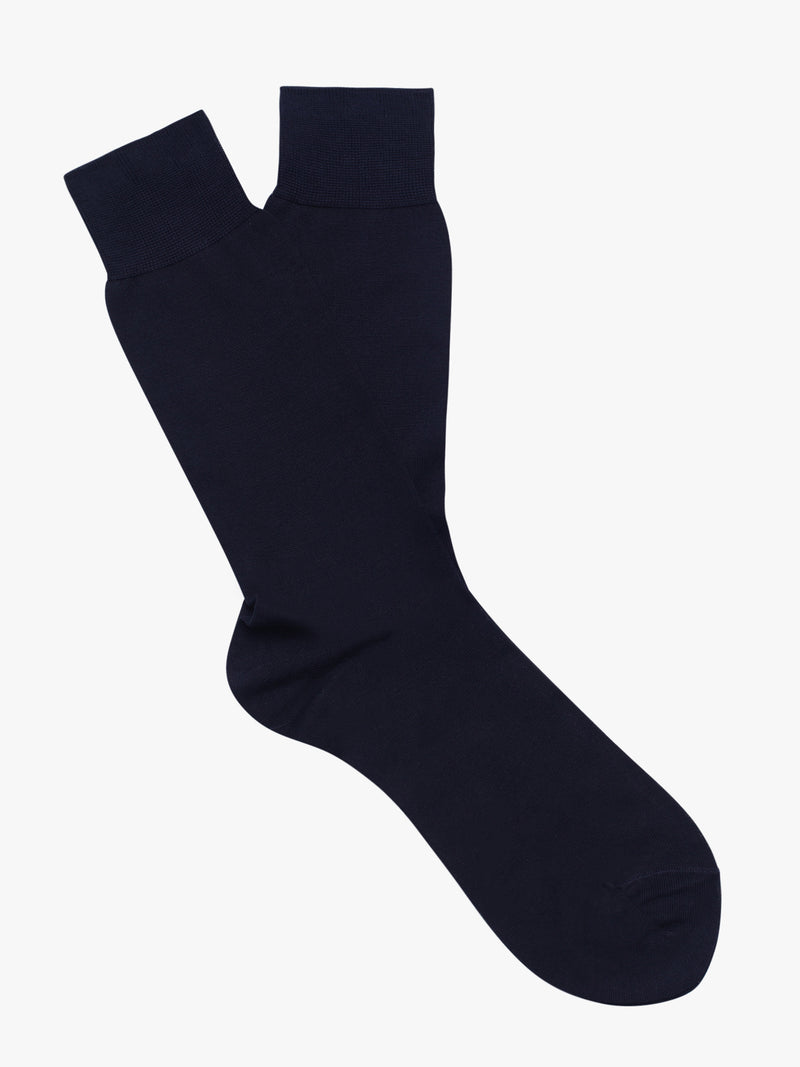 100% Cotton dark blue socks