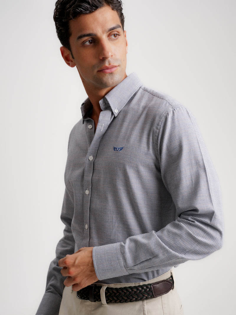 Camisa Regular Fit Vayella Azul