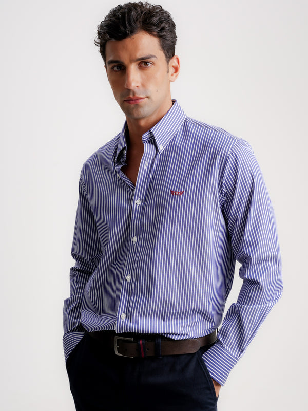 Regular Fit Oxford Shirt Blue