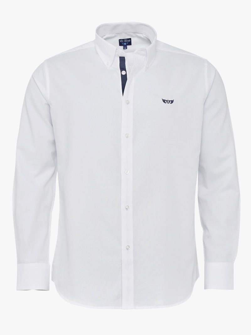 White Fit Oxford Regular Shirt