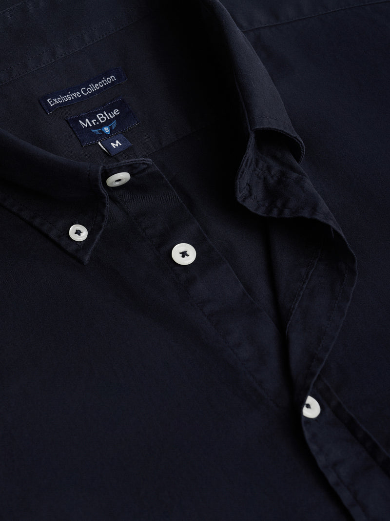 Twill Blue Regular Fit Shirt