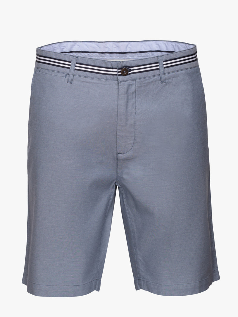 Oxford Bermuda shorts plain blue