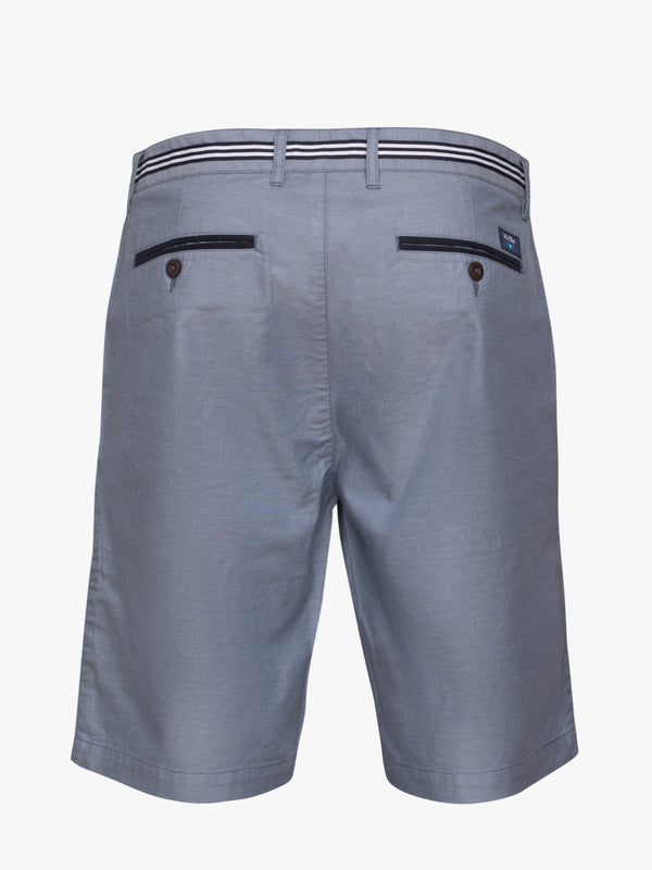 Oxford Bermuda shorts plain blue