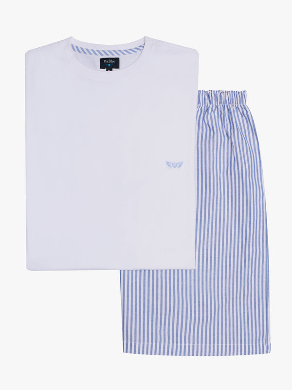 Pijama blanco 100% algodón