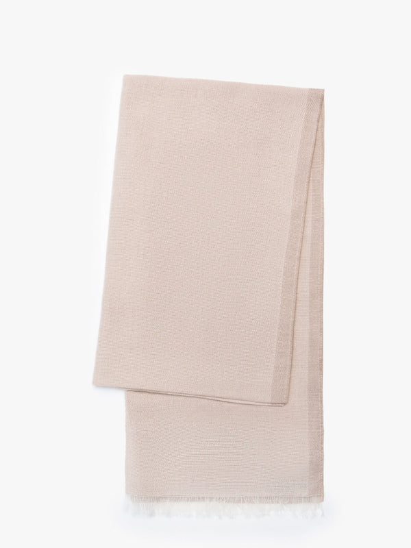 Beige Plain Scarf