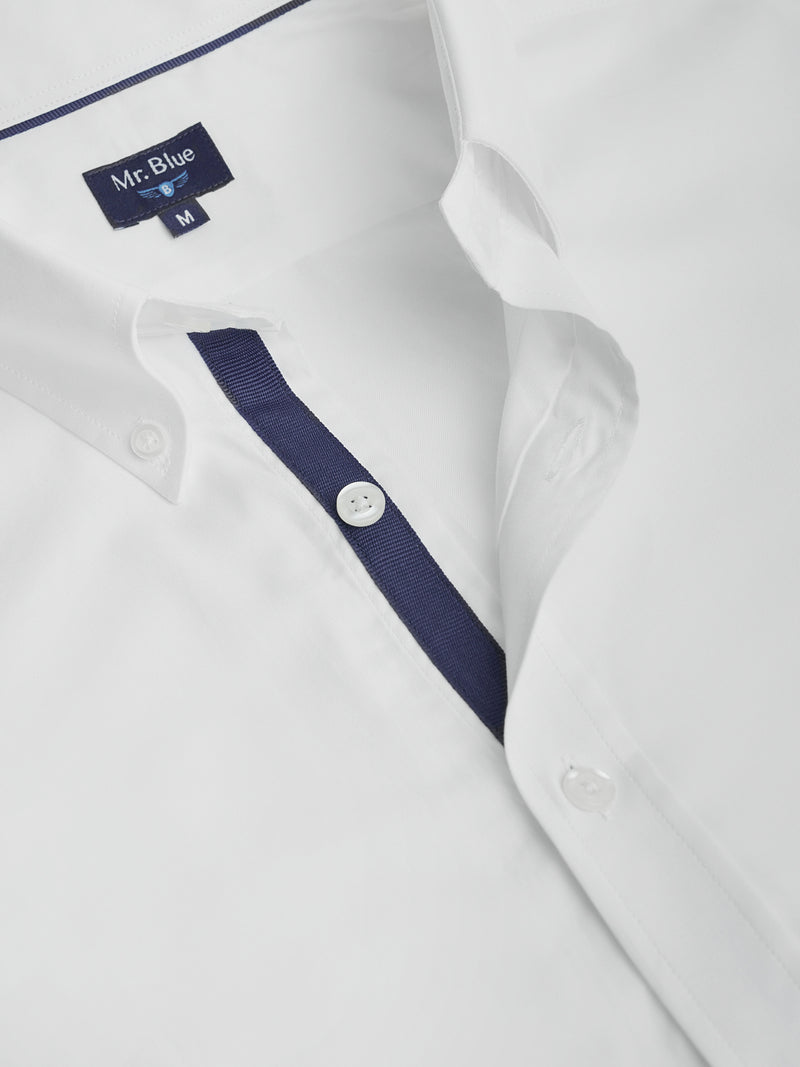 Camisa Regular Fit Oxford Branca