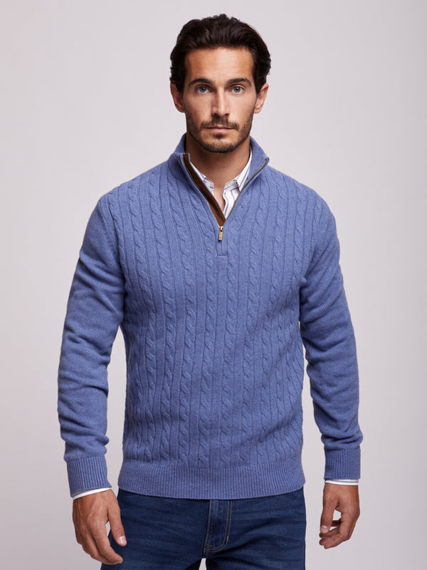 Pullover Regular Fit Azul