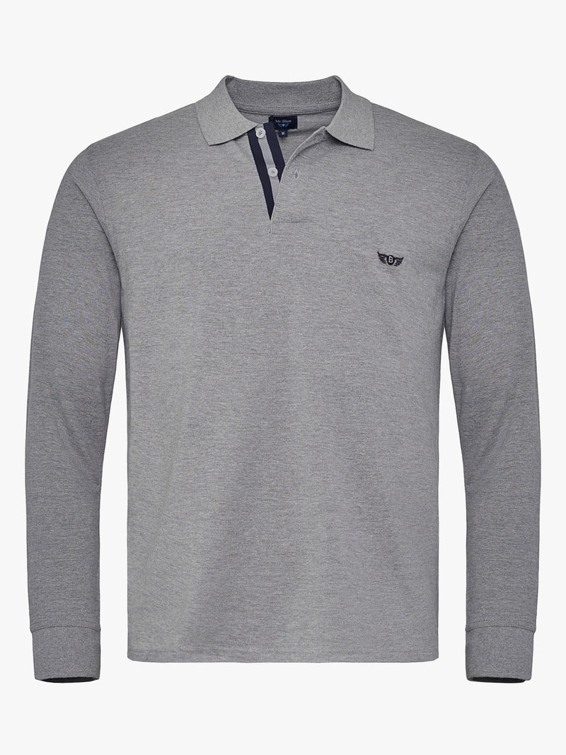 Polo Regular Fit Piquet Grey