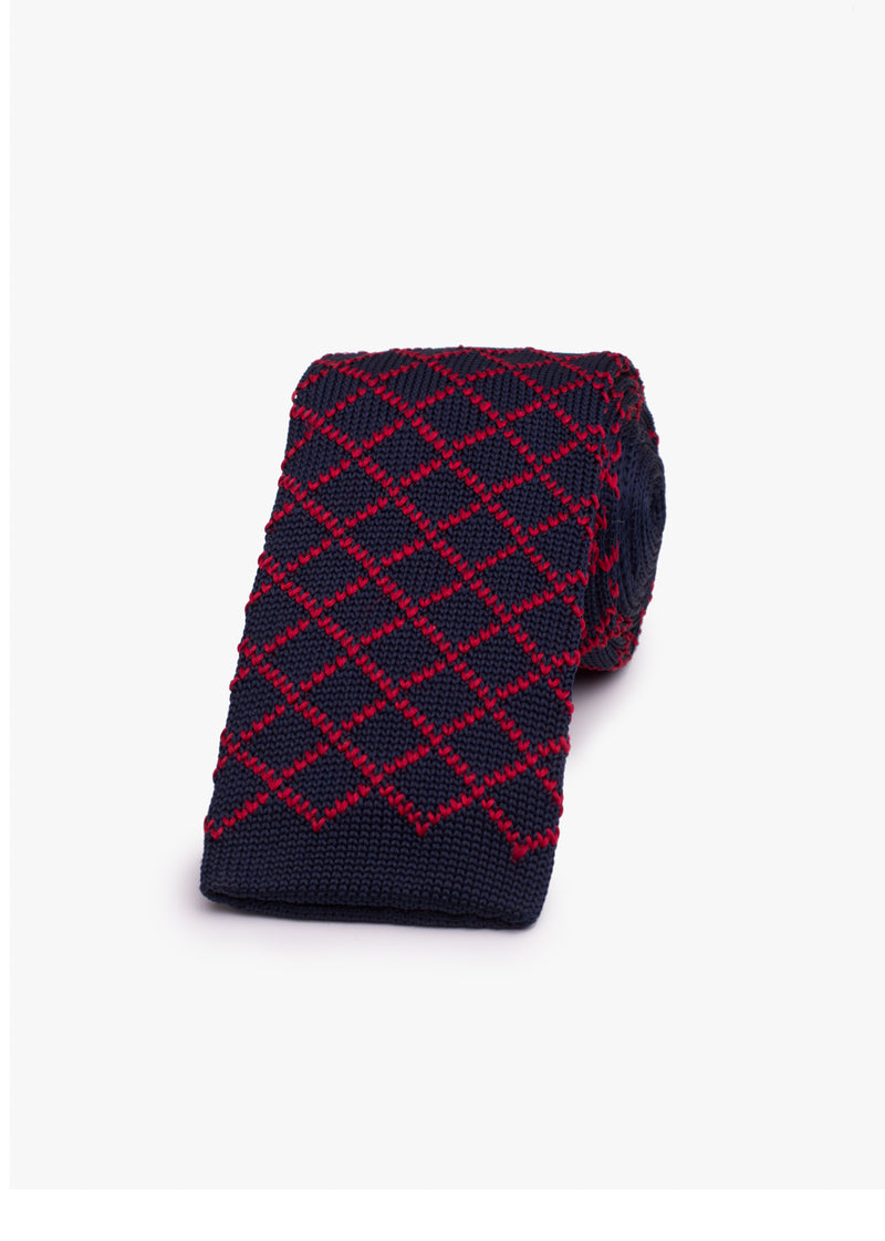 Fancy knit tie