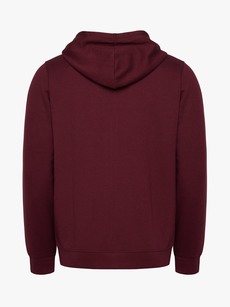 Bordeaux Hoodie With Logo