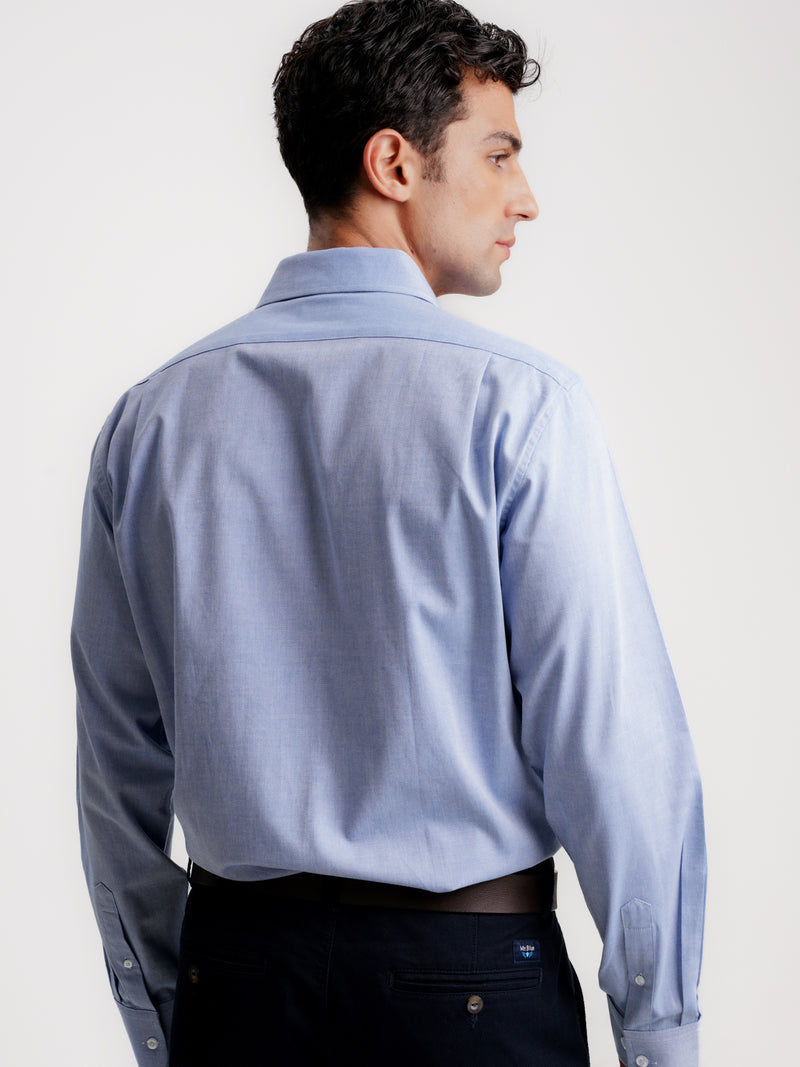 Slim Fit Oxford Shirt Blue