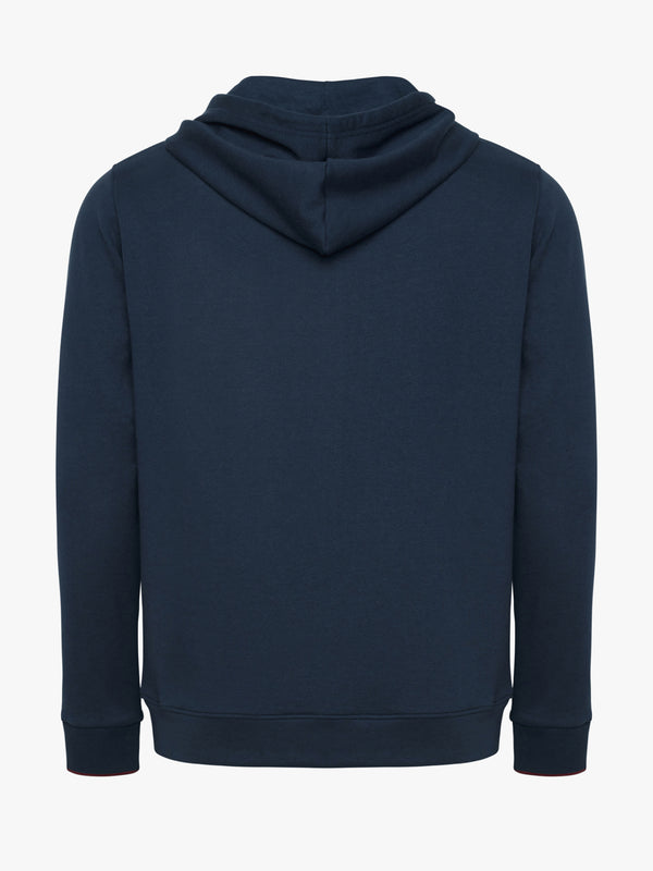 Blue Hoodie With Logo