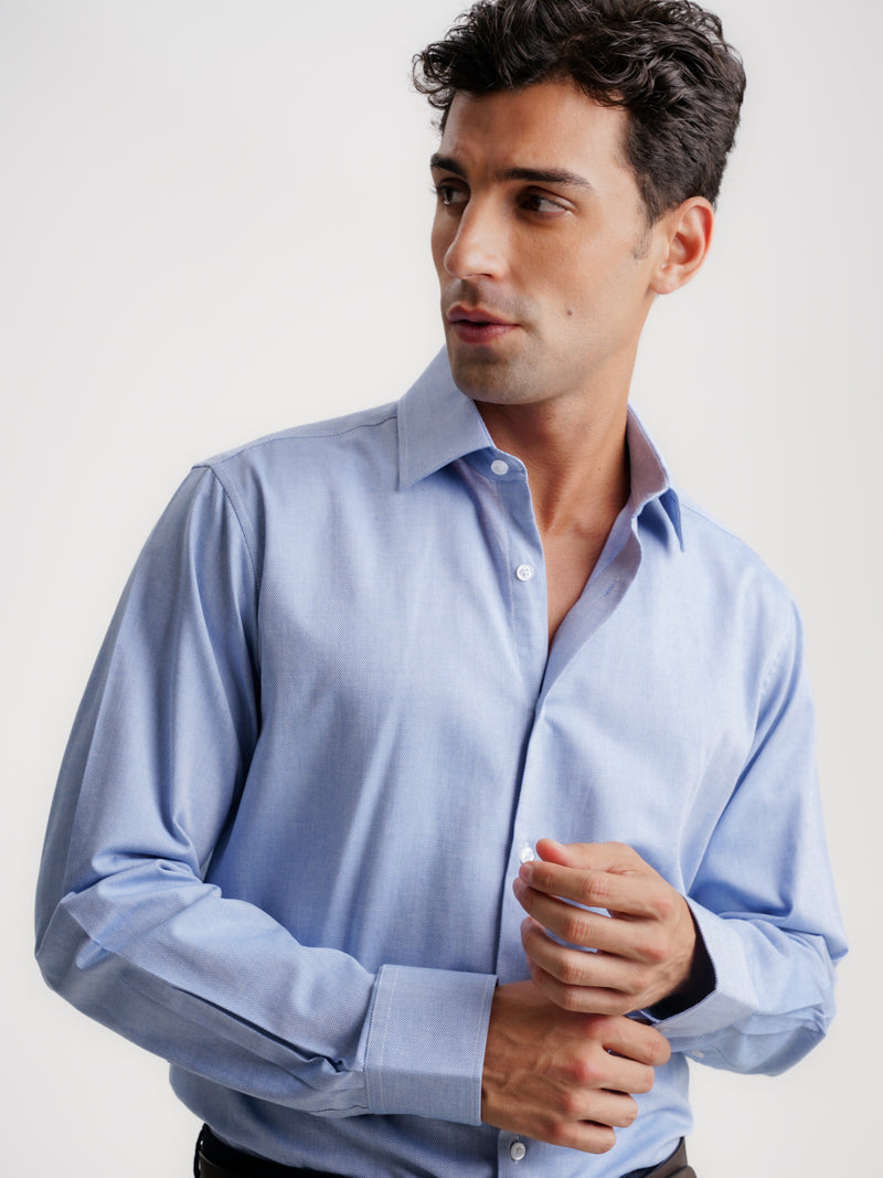 Slim Fit Oxford Shirt Blue