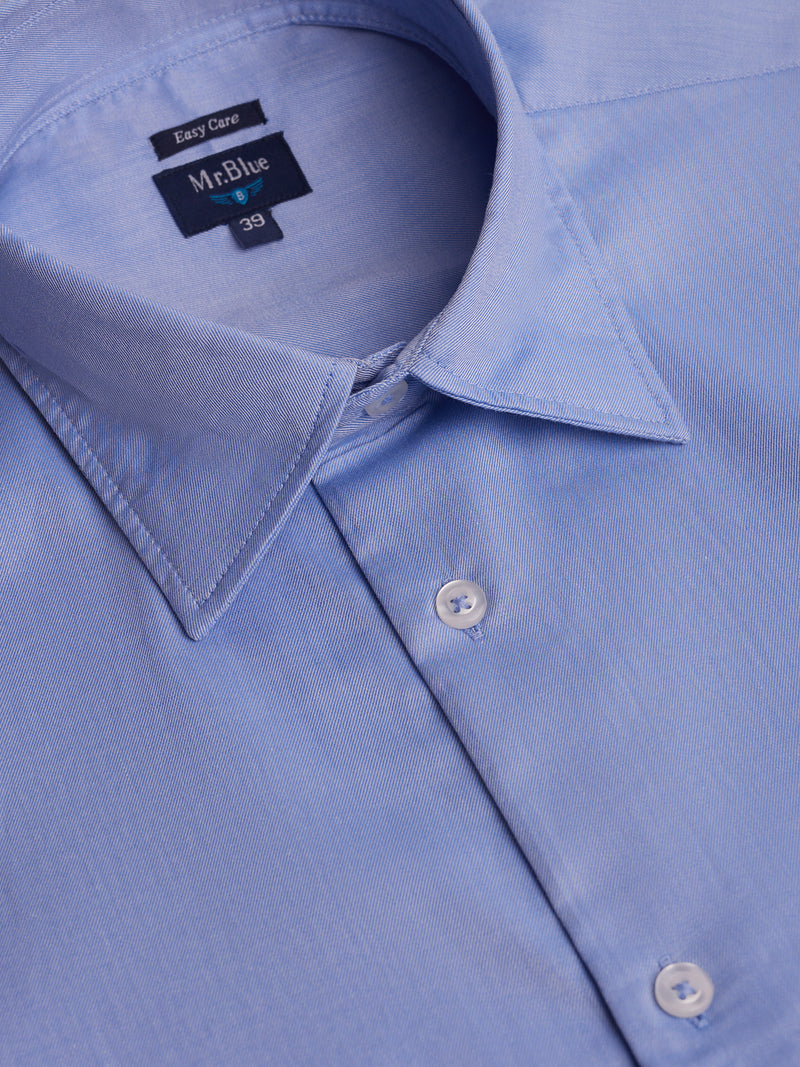 Classic Fit Twill Shirt Blue