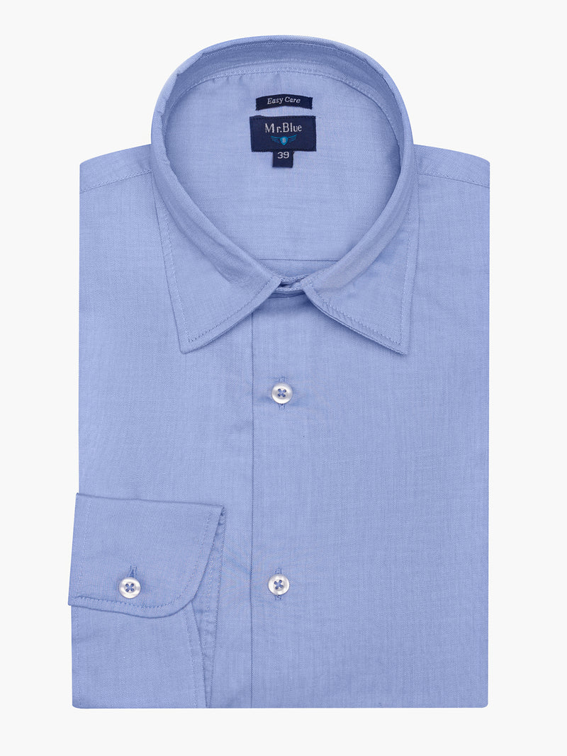 Classic Fit Twill Shirt Blue