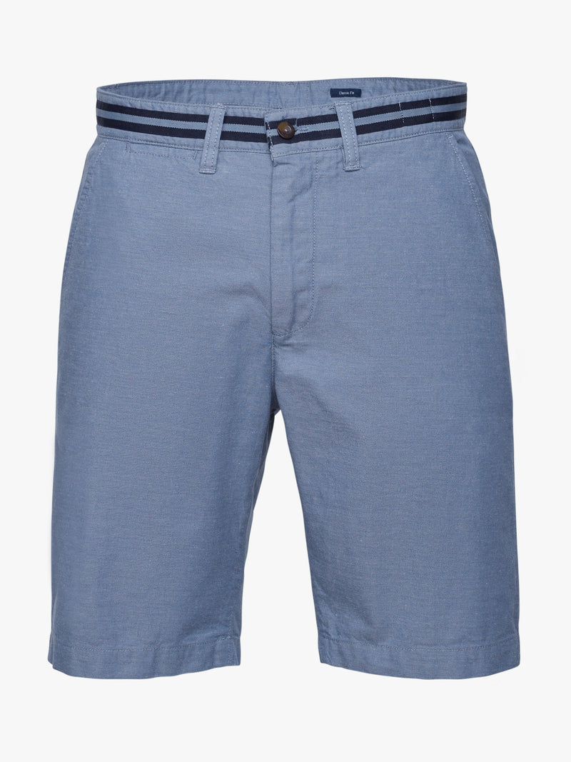 Classic Fit Blue Bermuda Shorts