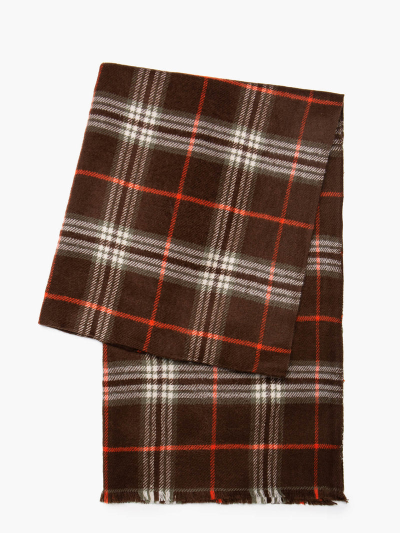 Large square scarf Brown