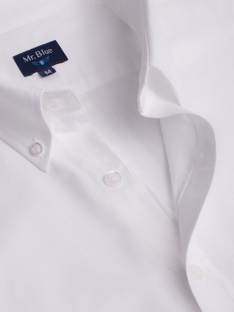 Regular Fit Oxford White Shirt