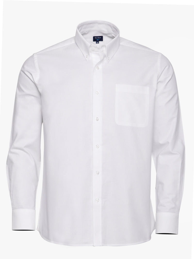 Camisa Regular Fit Oxford Branca