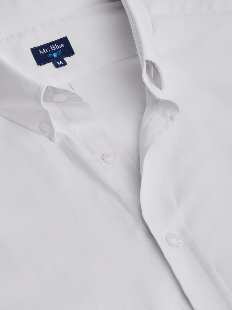 Regular Fit Oxford White Shirt