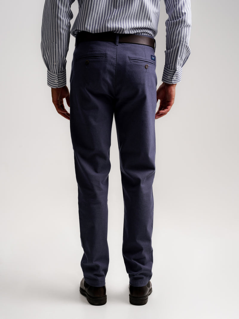 Pantalones Chinos Regular Fit Azules