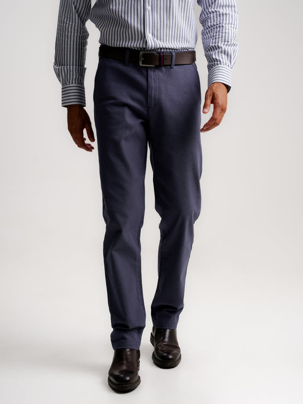 Pantalones Chinos Regular Fit Azules