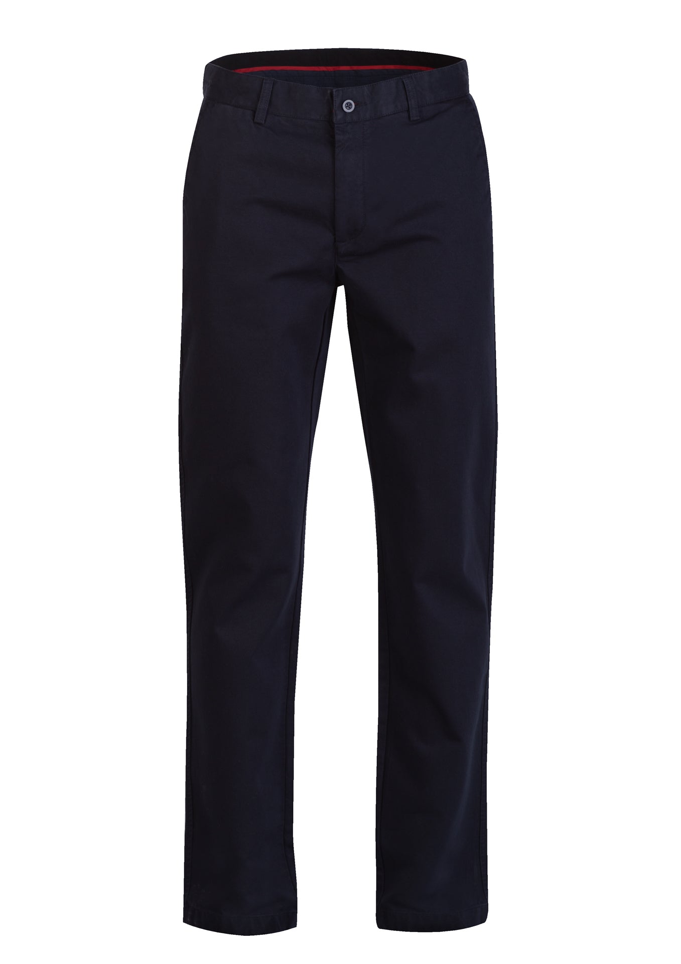 Calças chino algodão regular fit azul escuro - Mr Blue