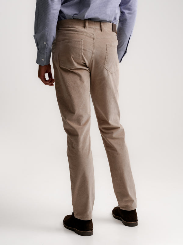 Beige Slim Fit Chinos