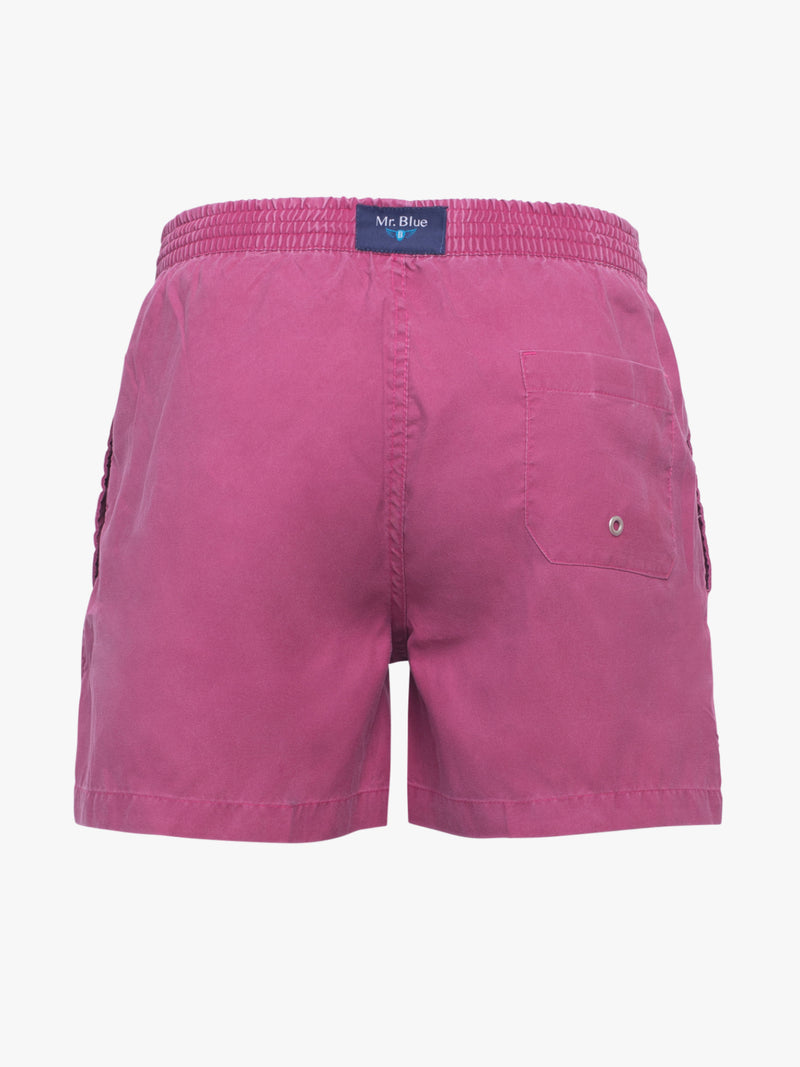 Italian swim shorts plain pink