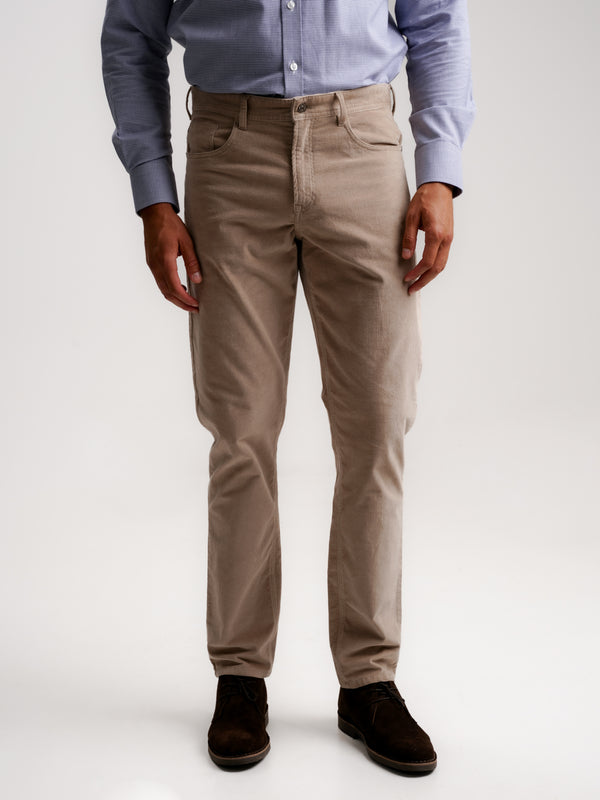 Beige Slim Fit Chinos