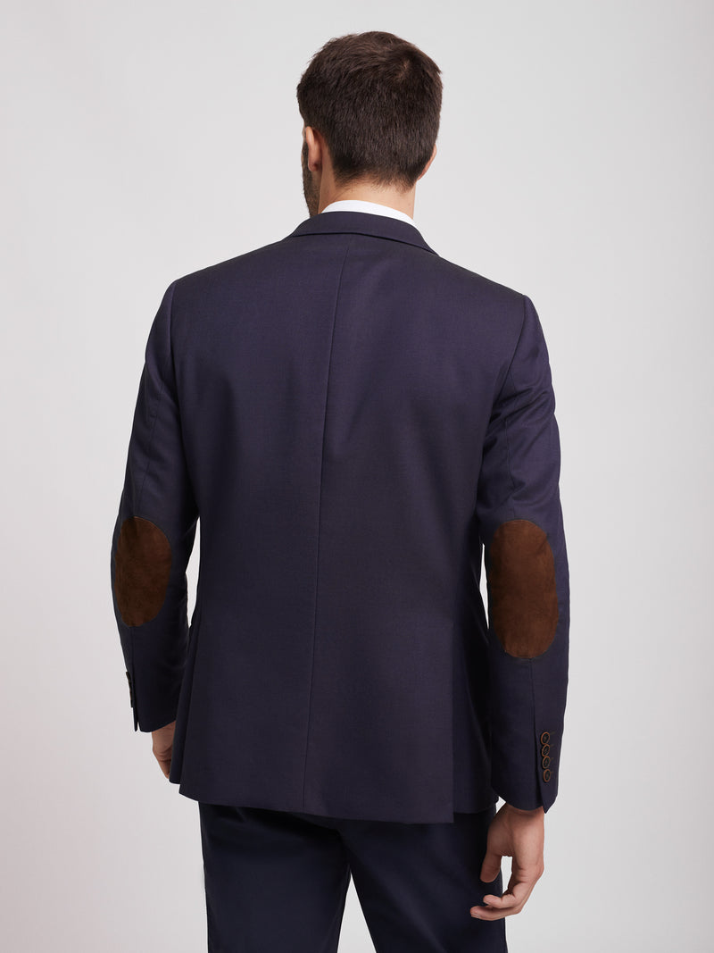 Classic plain blazer with structure