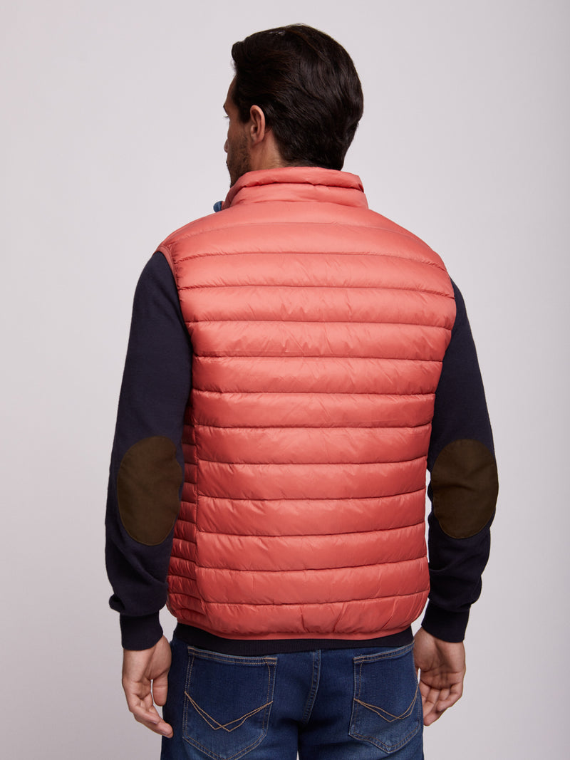 Salmon Feather Vest