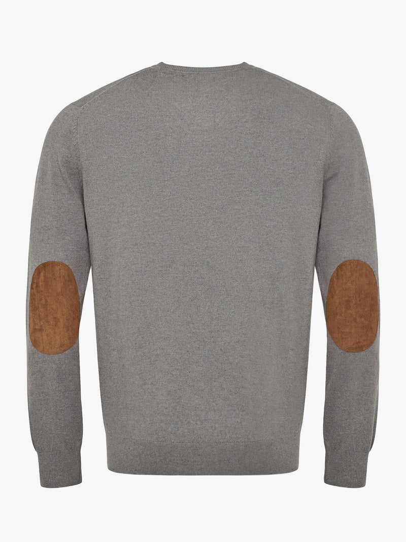 Grey Slim Merino Wool Pullover