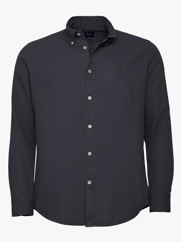 Regular Fit Structured Shirt Blue