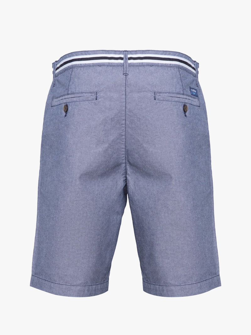 Blue cotton Bermuda shorts