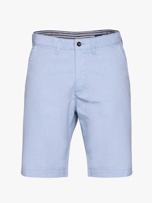 Light blue cotton Bermuda shorts
