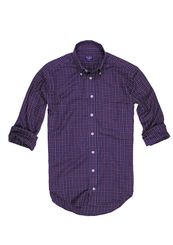 Twill shirt with thin stripes and pocket