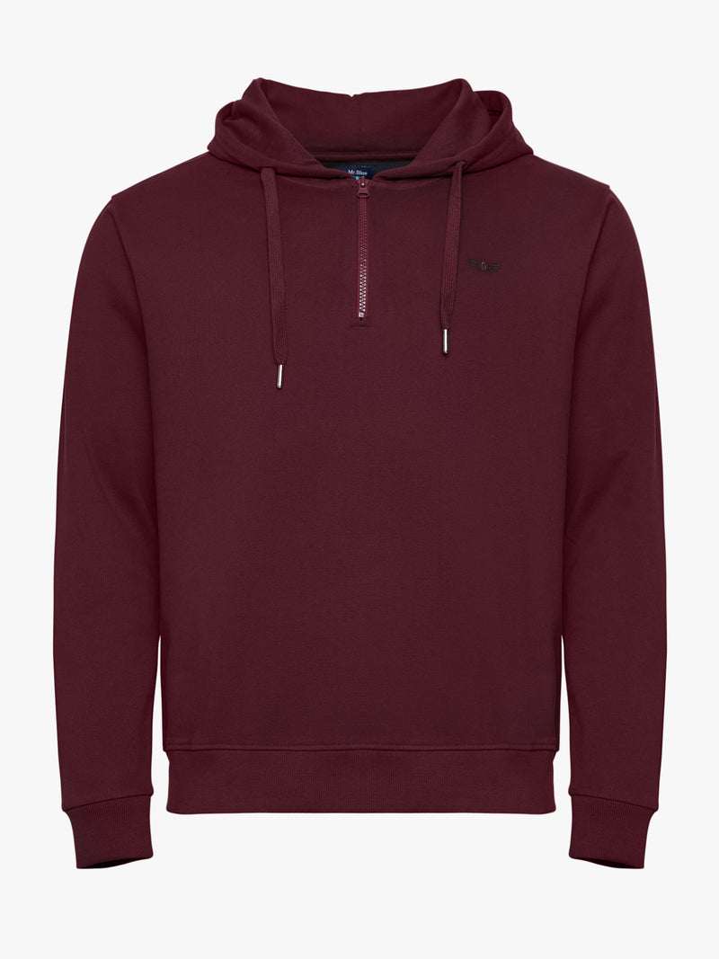 Burgundy Sweatshirt With Logo