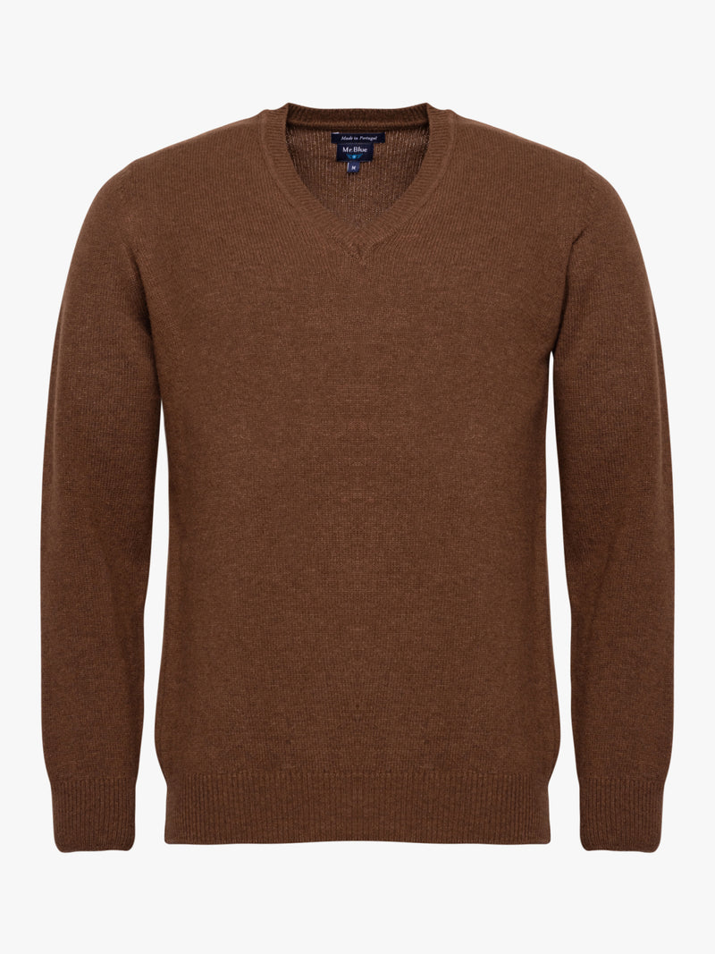 Regular Fit Pullover Brown Long Sleeve