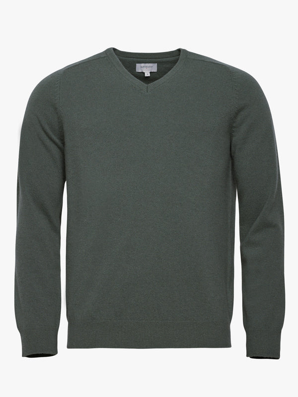 Green Thick Cashmere Pullover